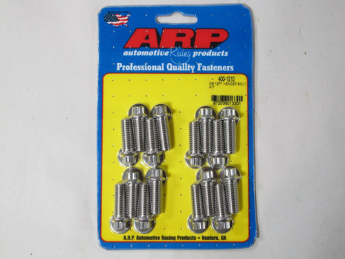 ARP 400-1210 Polished 3/8 x 1.000 SS 12pt Header Bolt Kit, 	
672036013301, Classic Survivor, Classicsurvivor, Specialized Engine Parts, jamhook503, hpc503