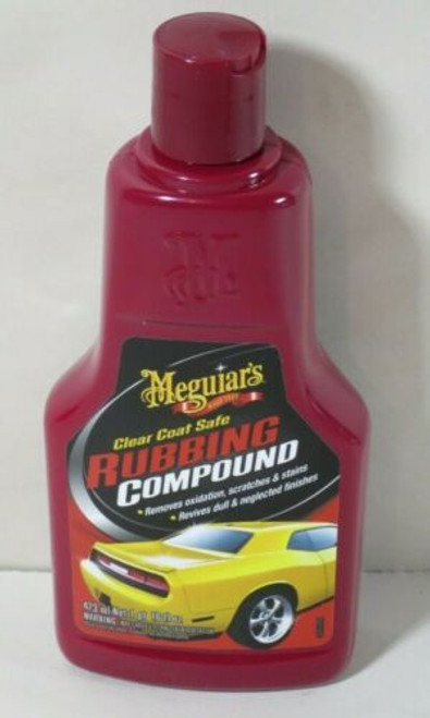 Meguiar's Clear Coat Safe Rubbing Compound G18016 Case of Six Bottles,