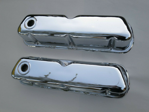 Engine Pro Engine Valve Covers Set Chrome SBF 302 Ford 9804B, 885334025512, hpc503, Classic Survivor, Classicsurvivor, Specialized Engine Parts, jamhook503