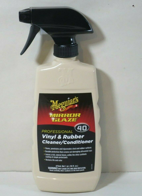 Meguiar's M4016 Mirror Glaze #40 Professional Vinyl & Rubber Cleaner/Conditioner, 070382140168, Classic Survivor, Classicsurvivor, Specialized Engine Parts, jamhook503, hpc503