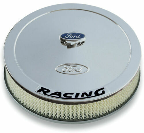 Proform 302-351 Ford Racing Chrome Air Cleaner Kit - 13" Diameter - 2.63" Filter