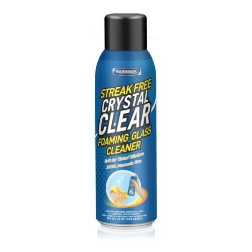 Blue Magic Streak Free Crystal Clear Foaming Glass Cleaner