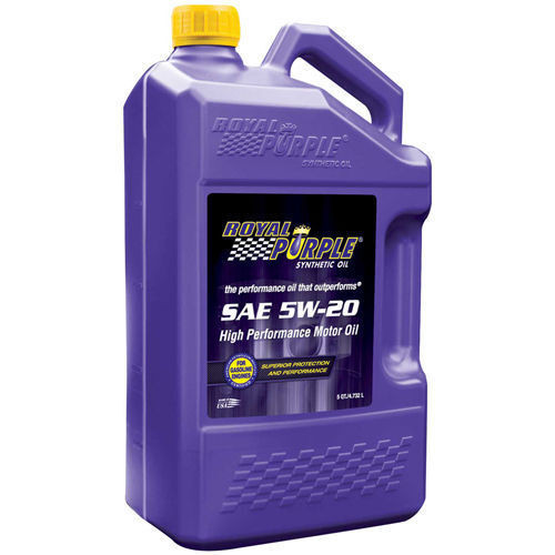 Royal Purple 51520 SAE Mutli-Grade Synthetic Motor Oil 5W20 5 Quart Bottle