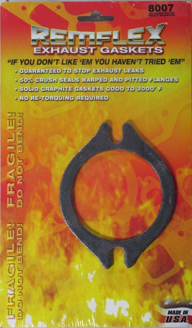 Remflex 8007 Exhaust Collector Gaskets - 2-Bolt Flange - 3" Diameter EACH