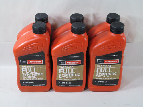 Motorcraft XO-5W50-QGT SAE 5W-50 Full Synthetic Motor Oil Case of 6-Quarts