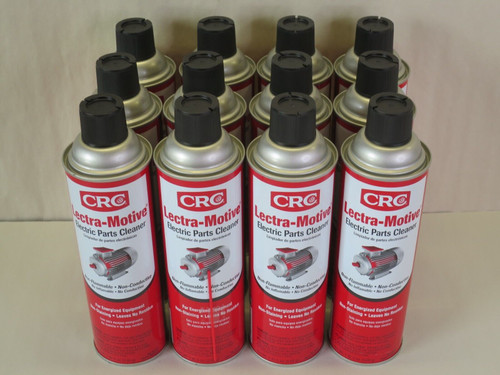 CRC 05018 Lectra-Motive Electric Parts Cleaner - 19 Wt Oz. Case of 12 Cans, 078254050188