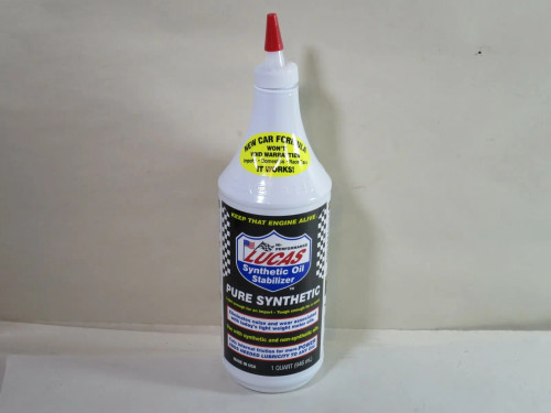 Lucas Oil 10130 Synthetic Heavy Duty Oil Additive Stabilizer Case of 12 Quarts.