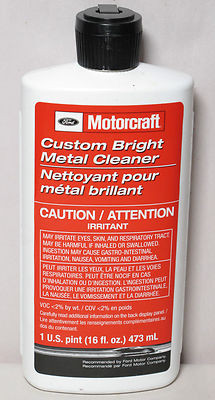 Motorcraft ZC-15 Custom Bright Metal Cleaner FoMoCo 16 oz 1 Pint