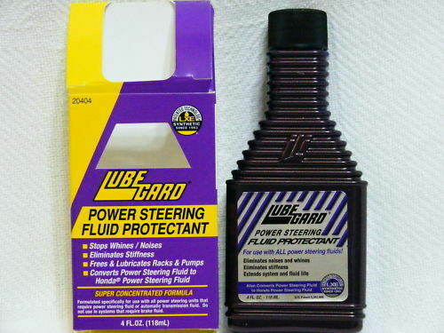 Lubegard 20404 Power Steering Pump Fluid Protectant Additive 4oz Bottle