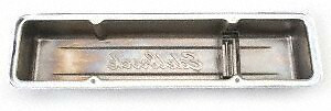 Edelbrock 4449 Engine Valve Cover Set-Signature Standard Steel Chrome