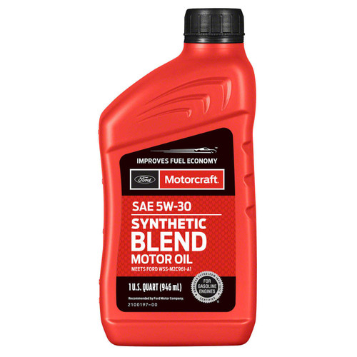 Motorcraft XO-5W30-Q1SP SAE 5W-30 Synthetic Blend Motor Oil 1-Qt