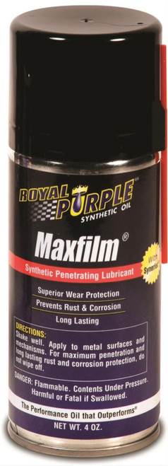 Royal Purple 10035 Maxfilm Penetrating Lubricant Synthetic Lube Oil 4oz Aerosol