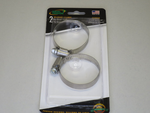 Ideal Tridon 5536058 Hy-Gear Clamps 3/4" to 2-3/4" Carded Four-Pack