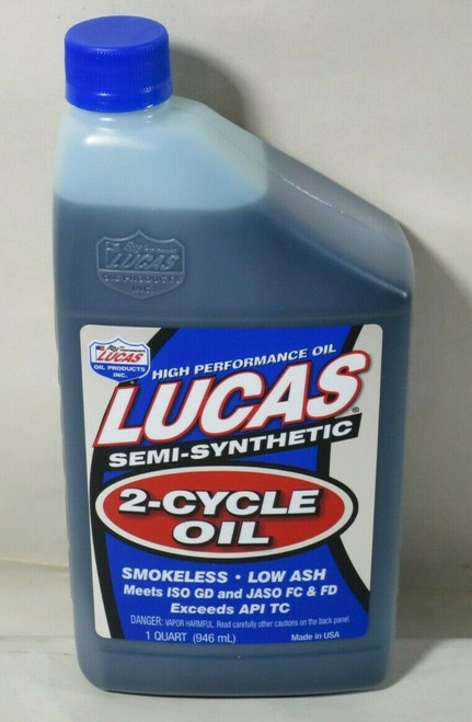 Lucas 10110 High Performance Semi-Synthetic 2-Cycle Racing Oil 32 oz.