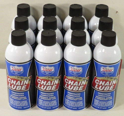 Lucas 10393 Chain Lube Aerosol 11 oz 12 pack, 049807103934, Classic Survivor, Classicsurvivor, Specialized Engine Parts, jamhook503, hpc503