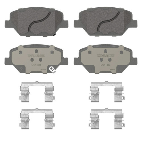 Wagner Brakes OEX1886 Disc Brake Pad Set OEX Ceramic Front Premium