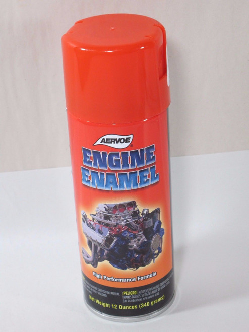 Aervoe 520 Engine Enamel Paint Chevrolet Orange 12oz Can Case of 12
