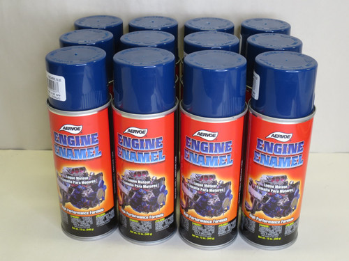 Aervoe 560 Engine Enamel Paint Ford Blue 12oz Can Case of 12