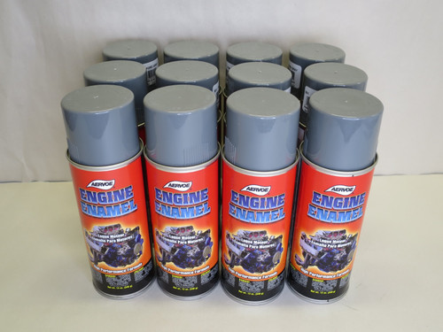Aervoe 551 Engine Enamel Paint Ford Gray 12oz Can Case of 12
