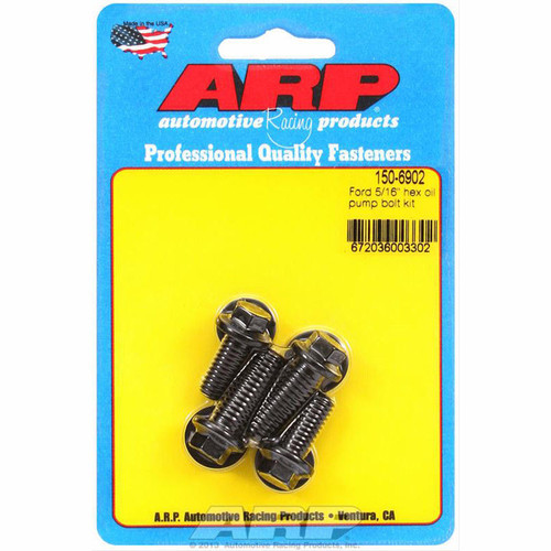 ARP 150-6902 Oil Pump Bolt Kit Chromoly Steel Ford V8 5/16 Hex