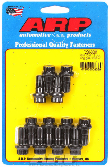 ARP 230-3001 Ring Gear Bolt Kit GM 10 Bolt 8.2 & 12 Bolt 8.875 12 Point