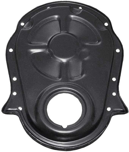 Milodon 65604 Timing Cover Steel Black BBC