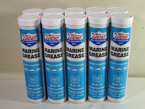 Lucas Oil 10320-60 Marine Grease - 14oz. Tube Case of 10 Tubes Shop Pack, 049807103200, hpc503, Classic Survivor, Classicsurvivor, Specialized Engine Parts, jamhook503