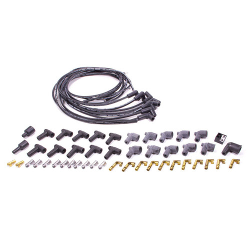 Moroso 73231 BlueMax Ignition Wires Spiral Core Black 90° Universal-Fit Set