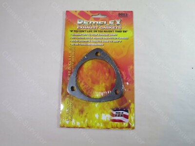 Remflex 8003 Exhaust Collector Gasket Set 3-Bolt Flange Graphite