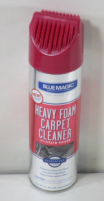 Blue Magic 912 Heavy Foam Carpet Cleaner with Stain Guard 22oz