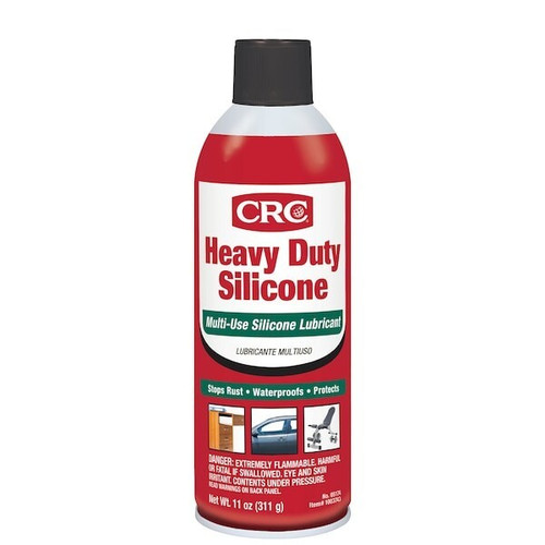 CRC 05174 Heavy Duty Silicone Lubricant 11oz Clear Colorless Liquid