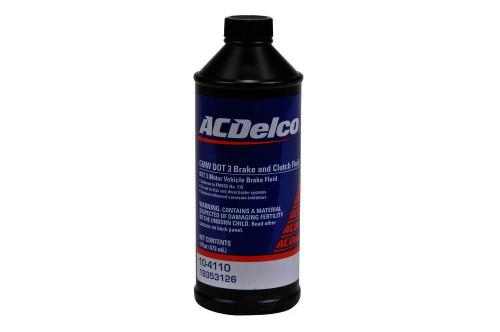 ACDelco 10-4110/19353126 GMW DOT 3 Brake & Clutch Fluid 16oz
