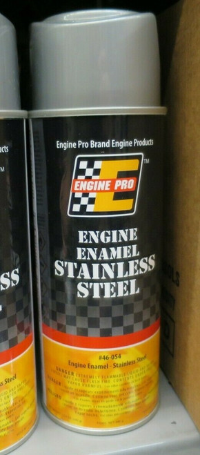 Engine Pro 46-054 Engine Enamel Paint Stainless Steel 12oz Can Case of 6