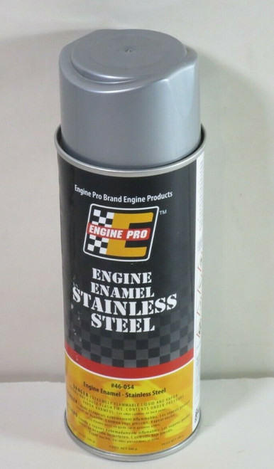 Engine Pro 46-054 Engine Enamel Paint Stainless Steel 12oz Can