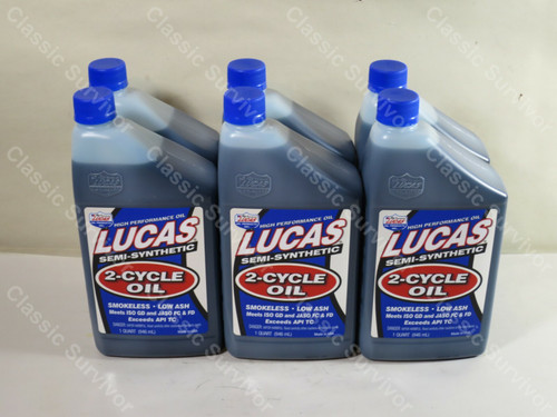 Lucas 10110 High Performance Semi-Synthetic 2-Cycle Racing Oil 32oz Case of 6