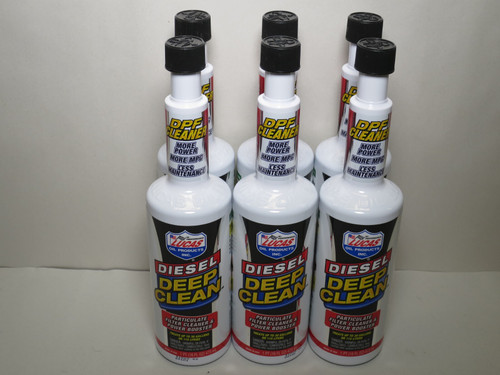 Lucas 10872 Oil Diesel Deep Clean 16oz Bottle Case of 6
