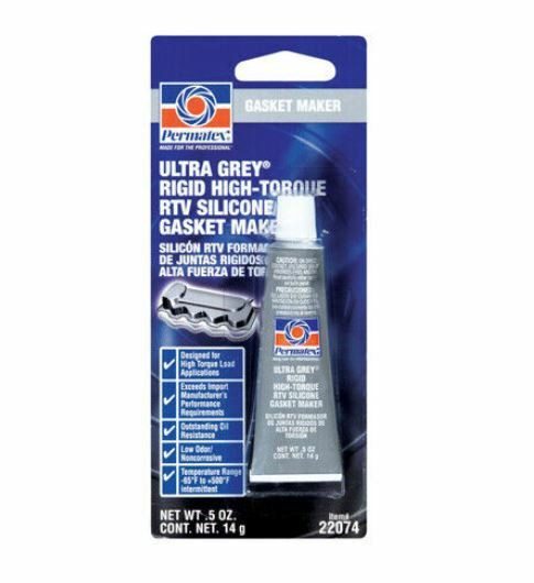 Permatex 22074 Ultra Grey® RTV Silicone Gasket Maker, 0.5oz