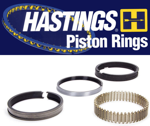 Hastings 586 Cast Piston Ring Rings Set 1963-84 Ford 200 250 6 cyl Specify Size