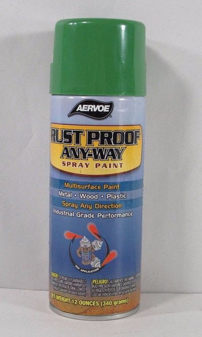 Aervoe 157 Rust Proof Any-Way Spray Paint John Deere Green 12oz Can Case of 12