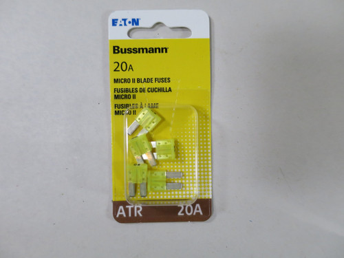 Eaton Bussmann BP/ATR20RP ATR Blade Fuse 20A 5-Pack