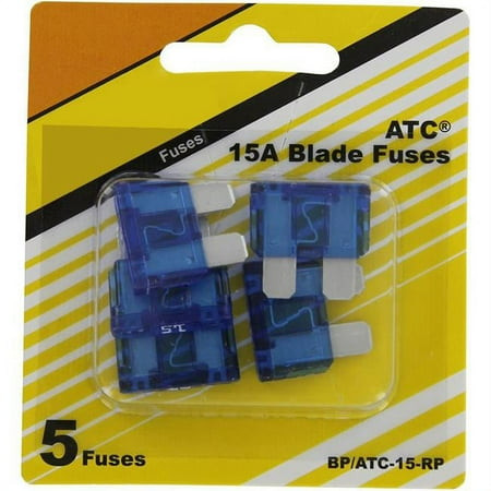 Eaton Bussmann BP/ATR15RP ATR Blade Fuse 15A 5-Pack