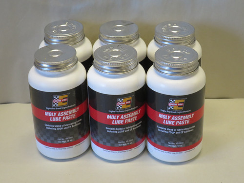 Engine Pro 40-1000 Moly Engine Assembly Lube Paste ZDDP EP 10oz Jar Case of 6