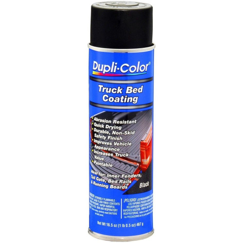 Dupli-Color TR250 Truck Bed Coating Spray Paint- Black 16.5oz Aerosol Can