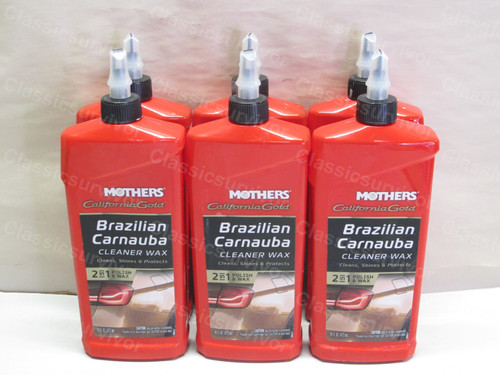 Mothers 05701 California Gold® Brazilian Carnauba Cleaner Wax 12oz Tub Case of 6