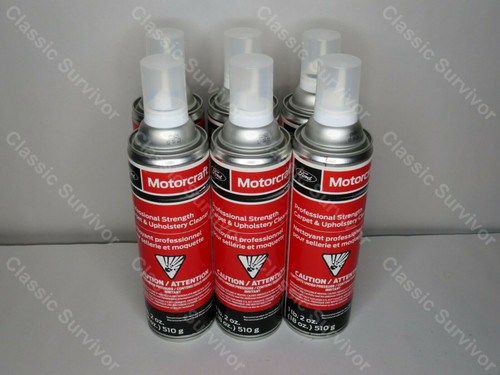 Motorcraft  ZC54  Professional Strength Carpet & Upholstery Cleaner 18oz 6 Cans, 031508447950, hpc503, Classic Survivor, Classicsurvivor, Specialized Engine Parts, jamhook503