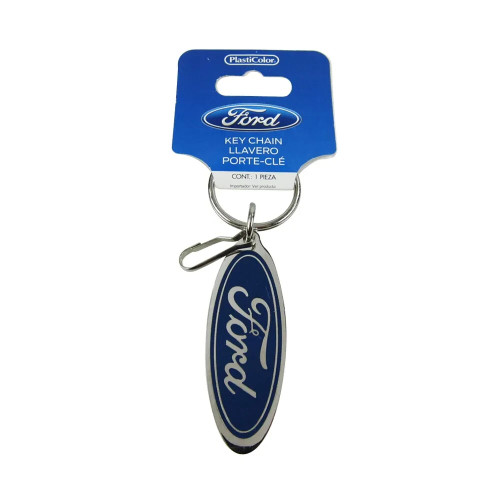 PlastiColor 4191R01 Ford Logo Car Truck SUV Metal Keychain
