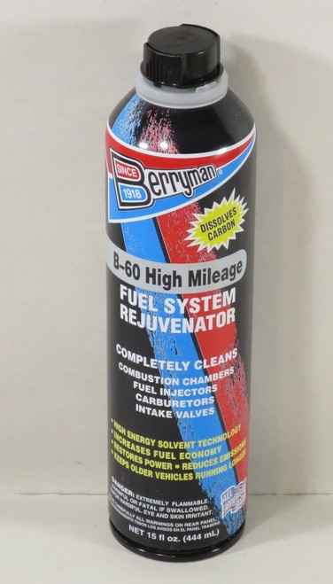 Berryman 7516 High Mileage Fuel System Rejuvenator 15oz Pour Can Case of 12