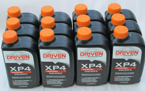 Driven 15W-50 XP4 Engine Motor Oil 00506 Conventional Racing Oil Case of 24