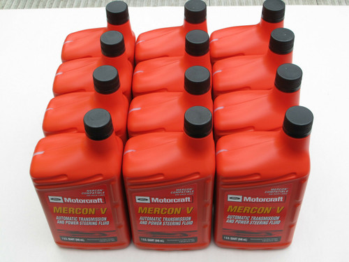 Motorcraft Mercon V Automatic Transmission Fluid XT-5-QMC One Case  (12 Quarts), 031508259980, hpc503, Classic Survivor, Classicsurvivor, Specialized Engine Parts, jamhook503