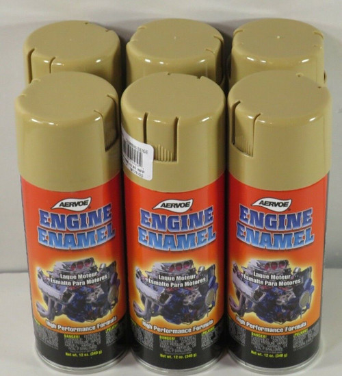 Aervoe 580 Enamel Paint Cummins Beige 12 Oz Can Case of Six Cans, 088193005804, Classic Survivor, Classicsurvivor, Specialized Engine Parts, jamhook503, hpc503